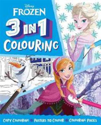 Disney Frozens 3 In 1 Colouring
