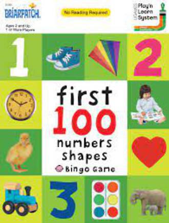 First 100 Numbers Shapes Bingo Game Bingo
