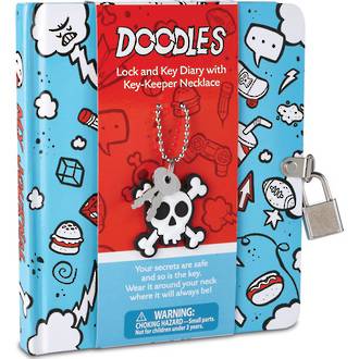 Lock & Key Diary Doodles