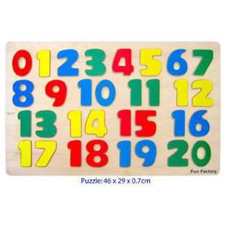Fun Factory Raised Puzzle Numbers
