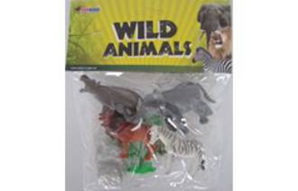 Wild Animals Poly Bag (5pcs)