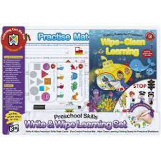 Write & Wipe Learning Set Preshool Skills