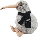 Antics Brown Kiwi with All Blacks Scarf- Back Pack Clip