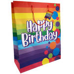 Gift Bag XL Rainbow Birthday