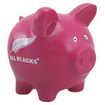 All Blacks Piggy Bank Pink