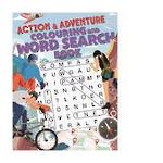 Action & Adventure Colouring And Word Search Book