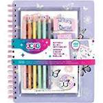 Three Cheers For Girls All-In-One Sketching Set Butterfly
