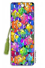 3D Bookmark Colorful Clownfish