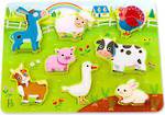  B. Toys Chunky Puzzle, Farm Animals