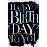 Card Happy Birthday to you