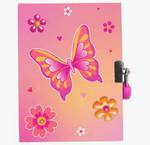 Pink Poppy Strawberry Scented Lockable Diary