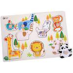 Classic World Zoo Wooden Puzzle