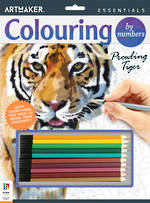 Artmaker Colouring By Numbers Prowling Tiger