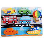 ELF Wooden Chunky Puzzle 7pcs Transport