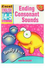 Excel English Early Skills Ending Consonant Sounds Age 4-5