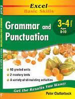 Excel Basic Skills Grammar And Punctuation Yr 3-4 Age 8-10