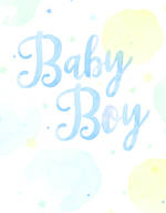 Baby Boy Card Small