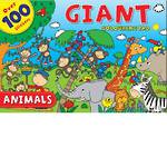 Giant Colouring Pad Animals with 100 stickers