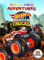 Hot Wheels Monster Trucks Colouring Adventures