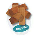 Wooden Log Pile Puzzle