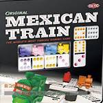   Tactic Board Game Mexican Train in Tin Box