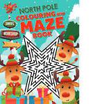 North Pole Colouring And Maze Book