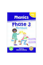 Beanstalk Books Phase 3 Workbook Phonics Ages 5+