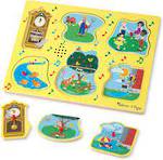 Melissa & Doug See & Hear Sound Puzzle Sing Along Nursery Rhymes (yellow)