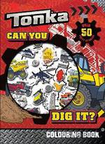 Tonka Can You Dig It Colouring Book with 50 Puffy Stickers