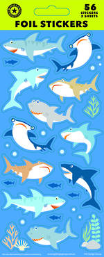 Foil Stickers Sharks