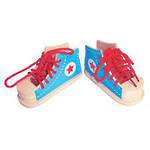 Wooden Lacing Shoes 1 Pair