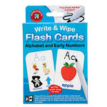 Write & Wipe Flashcards Alphabet W/Marker