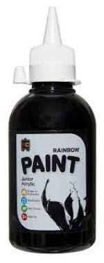 EC Colours - 250ml Rainbow Acrylic Paint - Black