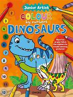 Junior Artist Colour by Numbers Dinosaurs