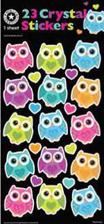Owl Foil Stickers