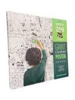 Crocodile Creek: Giant Coloring Poster - Day at the Zoo