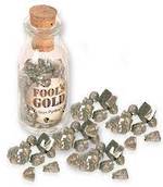 Fools Gold In Bottle ( Iron Pyrites)