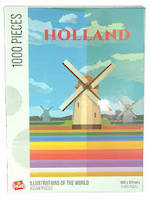 Illustrations of the World: Holland (1000 piece) Jigsaw