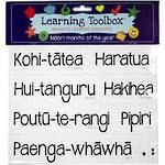 Learning Toolbox Magnetic Maori - Months of the Year