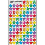 Colourful Sparkle Stars Stickers