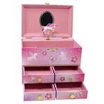 Pink Poppy Musical Jewellery Box Unicorn Princess Medium