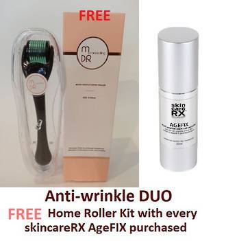 Anti-wrinkle DUO: Free Home Roller with SkincareRX AgeFix 30ml