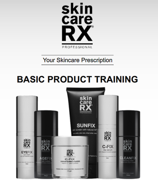 SkincareRX  Training Manual
