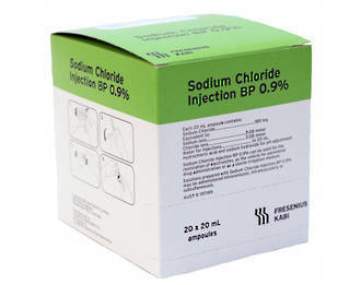 Saline Solution / Sodium Chloride 20x20ml Ampoules