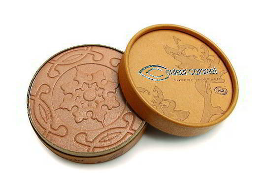 Couleur Caramel Pearly Beige Brown Powder Bronzer