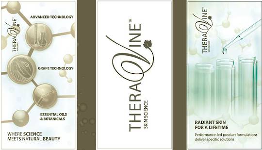 Theravine Promotional Skin Drop Banner Selection set of 3