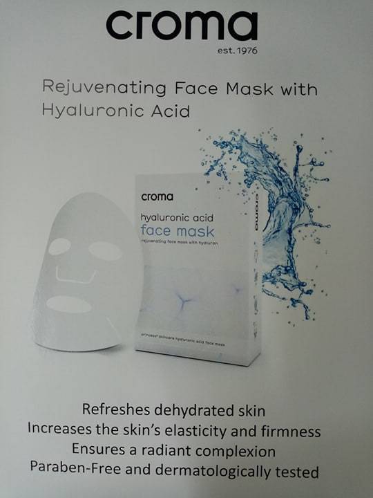 Croma Poster A4 Rejuvenating face Mask