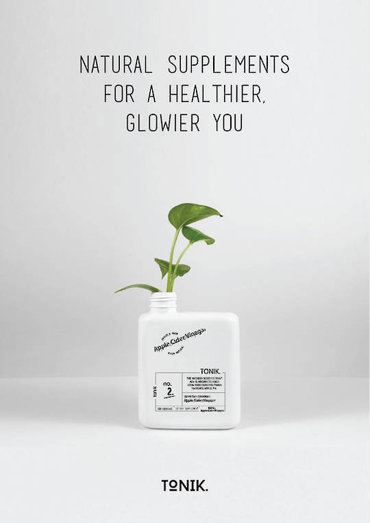 TONIK - Natural Supplements For a Healthier, Glowier You - A3 POSTER 2