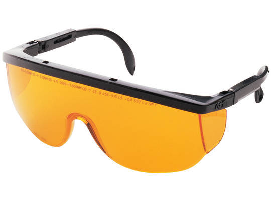 Red Safety Glasses for Blue Light Treatments image 0