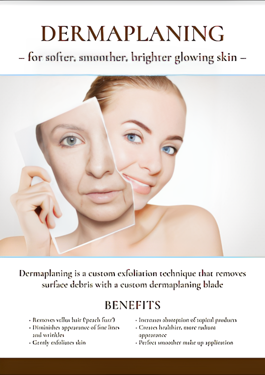Dermaplaning Poster A2 image 0